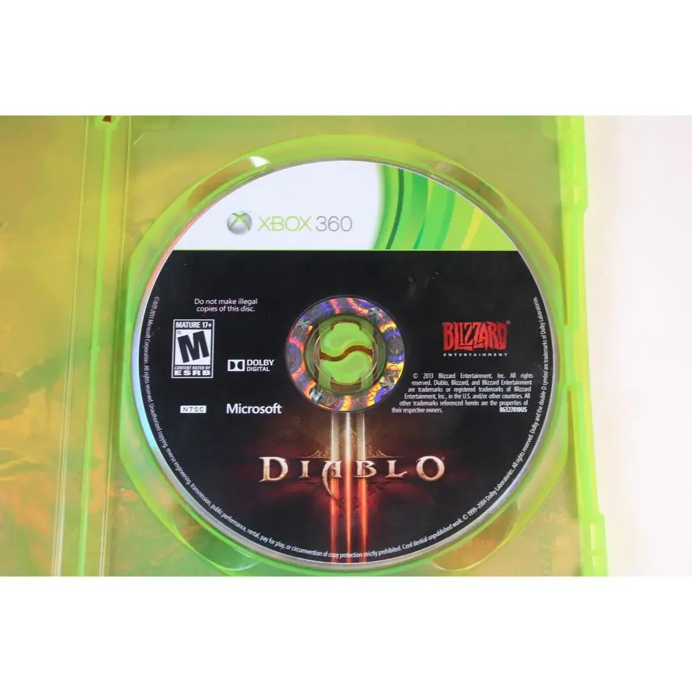 Diablo 3 III (Microsoft Xbox 360) Authentic, Tested/works